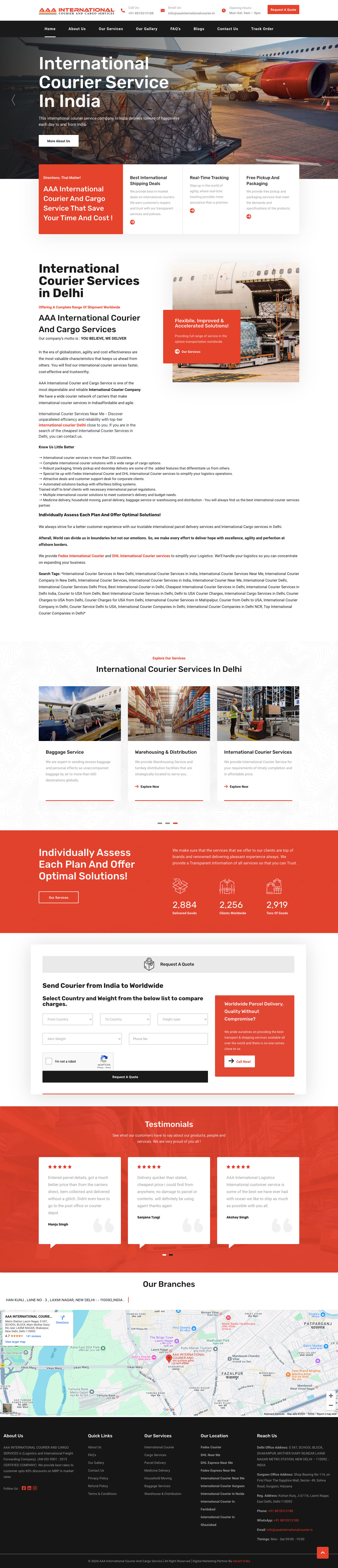 AAA International Courier